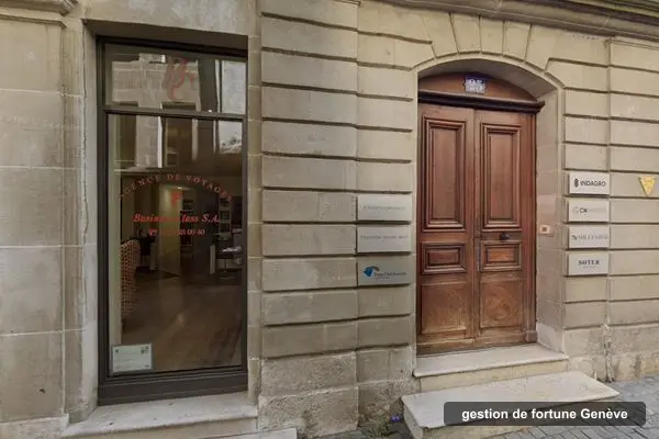 Immeuble des bureaux de Millenium Conseils et Placements, Grand-Rue 23 à Genève