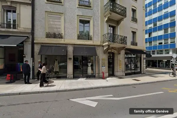 Immeuble des bureaux de Ness Family Office, Place des Eaux-Vives 8 à Genève