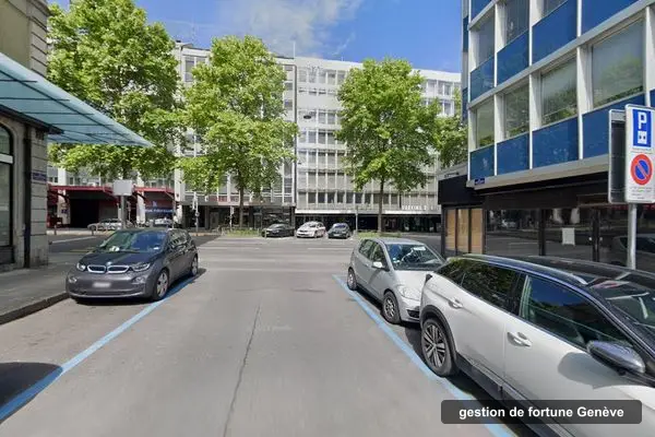 Immeuble des bureaux de Nevastar Finance (Switzerland), Boulevard Helvétique 31 à Genève