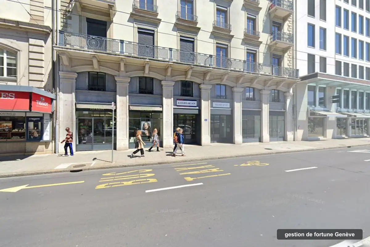 Immeuble des bureaux de NFG Partners, Rue du Mont-Blanc 4 à Genève