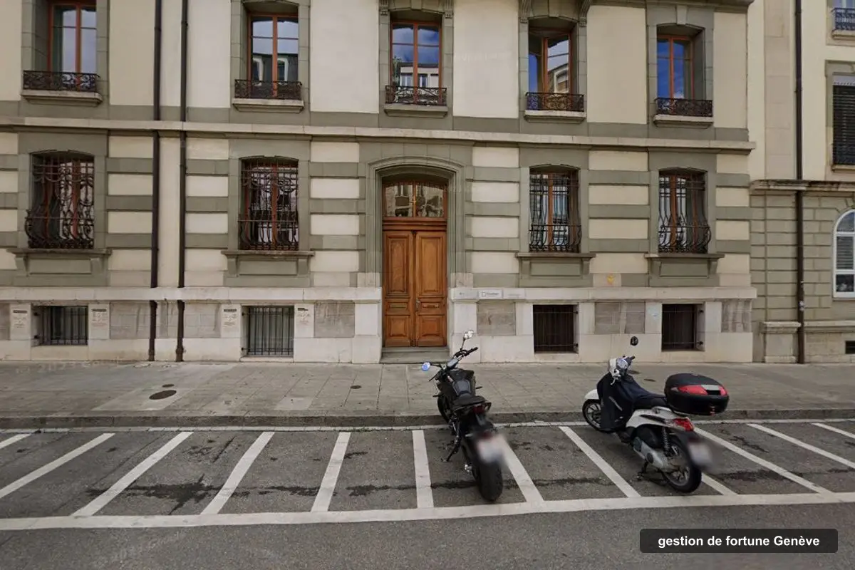 Immeuble des bureaux de Omnium Capital Management, Rue Kitty-PONSE 4 à Genève