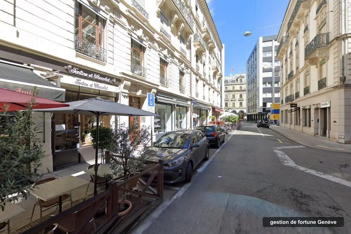 Immeuble des bureaux de Oriel Capital, rue de la Tour-Maîtresse 4 à Genève