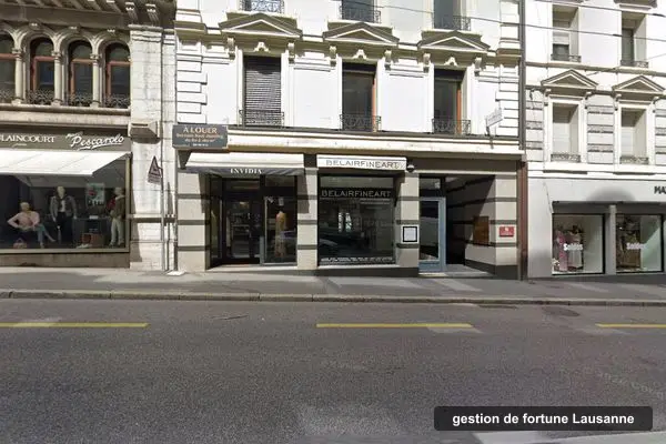 Immeuble des bureaux de Pensofinance, Rue du Grand-Chêne 6 à Lausanne