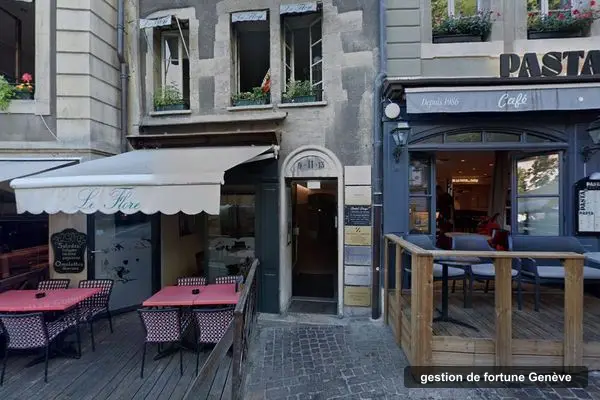 Immeuble des bureaux de PiC Finance, rue de la Fontaine 13 à Genève