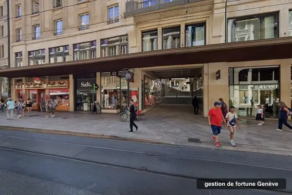 Immeuble des bureaux de Platinum Swiss Partners, Rue du Marché 20 à Genève