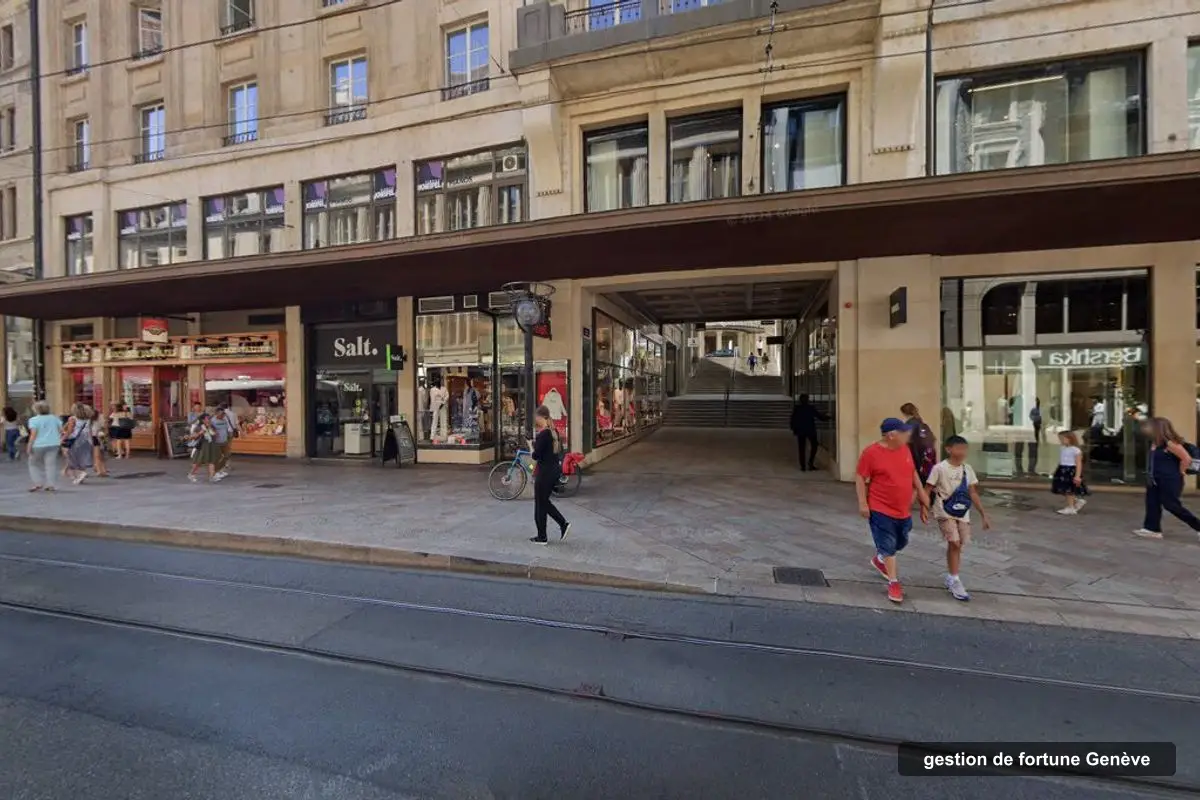 Immeuble des bureaux de Platinum Swiss Partners, Rue du Marché 20 à Genève