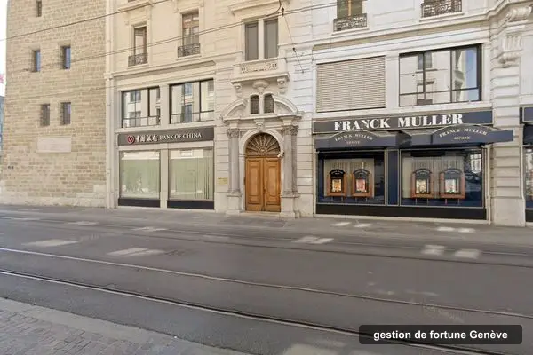 Immeuble des bureaux de Pomery Capital, rue de la Tour-de-l'Ile 1 à Genève