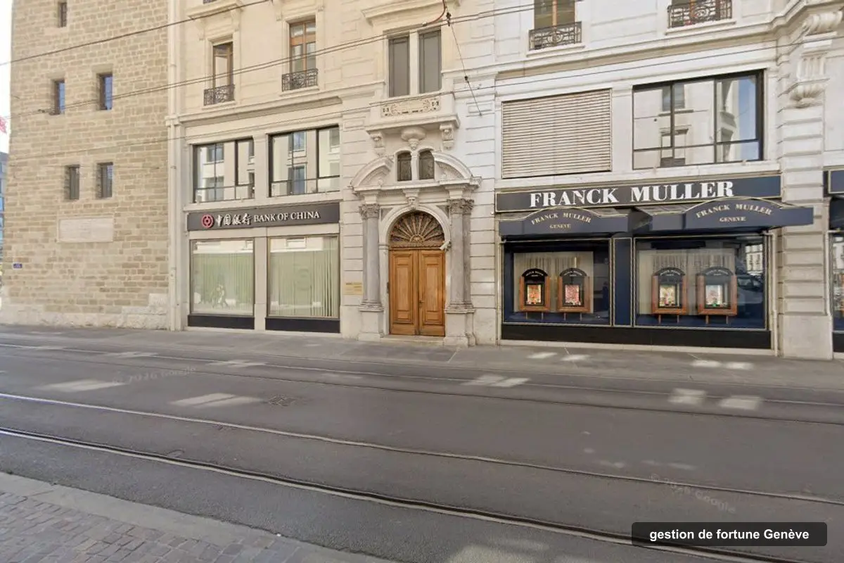 Immeuble des bureaux de Pomery Capital, rue de la Tour-de-l'Ile 1 à Genève