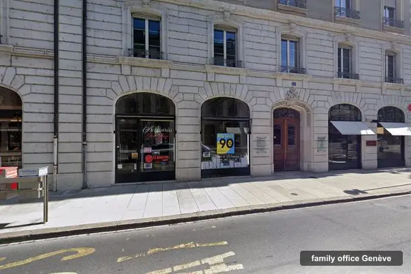 Immeuble des bureaux de Pramadex, Rue du Rhône 61 à Genève
