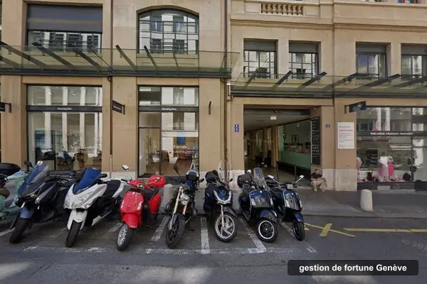 Immeuble des bureaux de Prestinvest, Rue de la Rôtisserie 4 à Genève