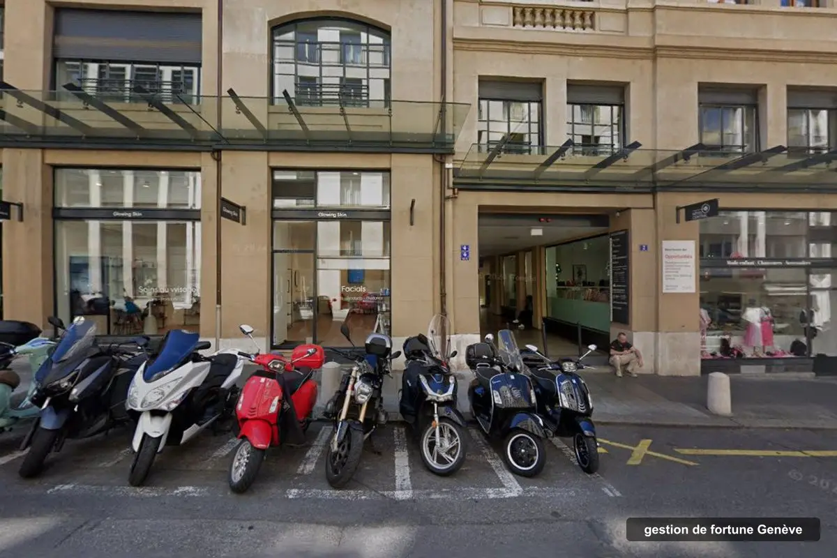 Immeuble des bureaux de Prestinvest, Rue de la Rôtisserie 4 à Genève