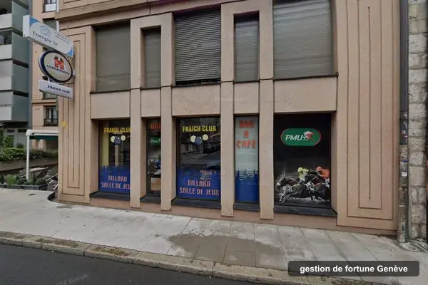 Immeuble des bureaux de Quanta Finance, rue des Charmilles 8 à Genève