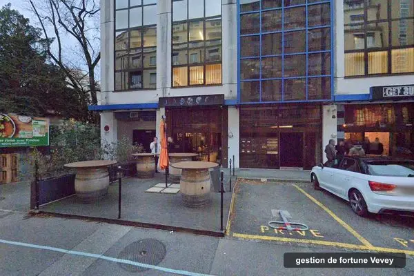 Immeuble des bureaux de Riviera Finance, Rue Jean-Jacques-Rousseau 5 à Vevey