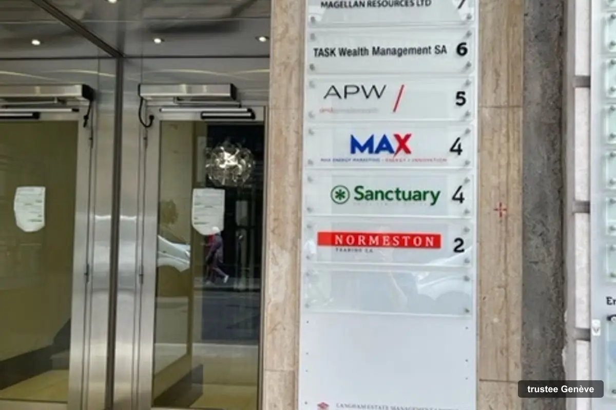 Sanctuary Fiduciary Services, trustee à Genève