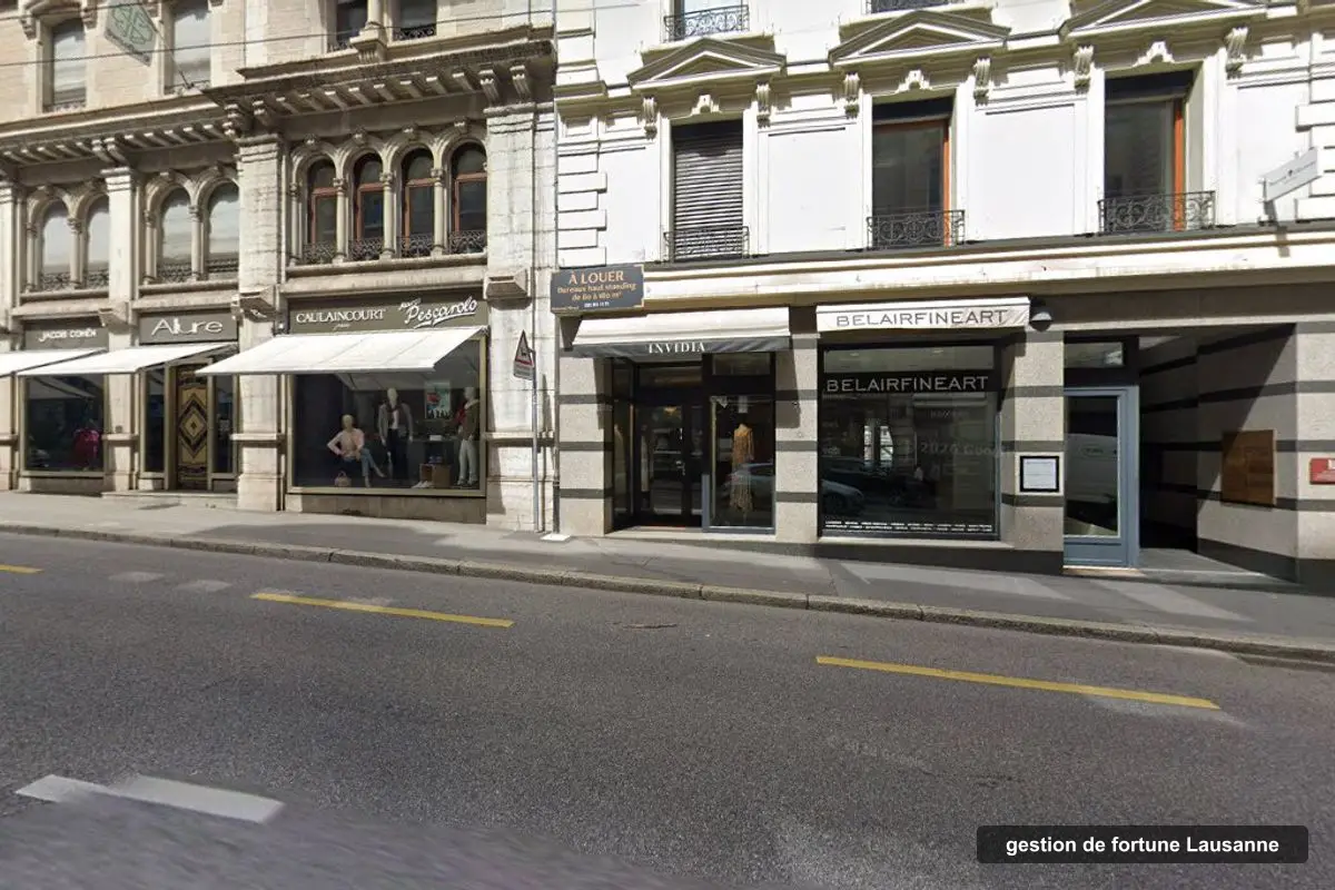 Immeuble des bureaux de Saphir Invest, Rue du Grand-Chêne 6 à Lausanne