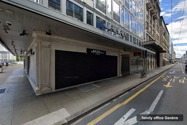 Immeuble des bureaux de Segetia Wealth Management, rue du Rhône 23 à Genève