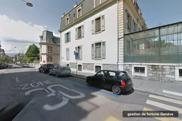 Immeuble des bureaux de SingAlliance (Switzerland), Rue du Mont-de-Sion 6 à Genève