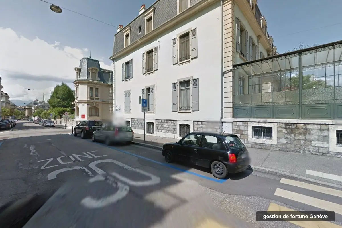Immeuble des bureaux de SingAlliance (Switzerland), Rue du Mont-de-Sion 6 à Genève