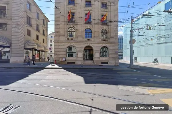 Immeuble des bureaux de Société de gestion M&R, Place de Longemalle 1 à Genève