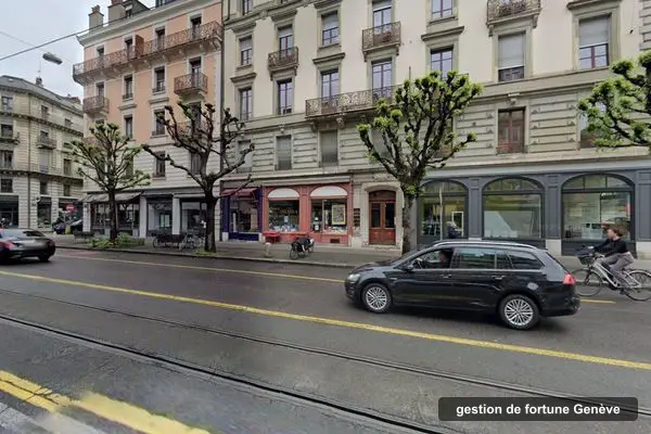 Immeuble des bureaux de Strategic Asset Management, boulevard Georges-Favon 19 à Genève
