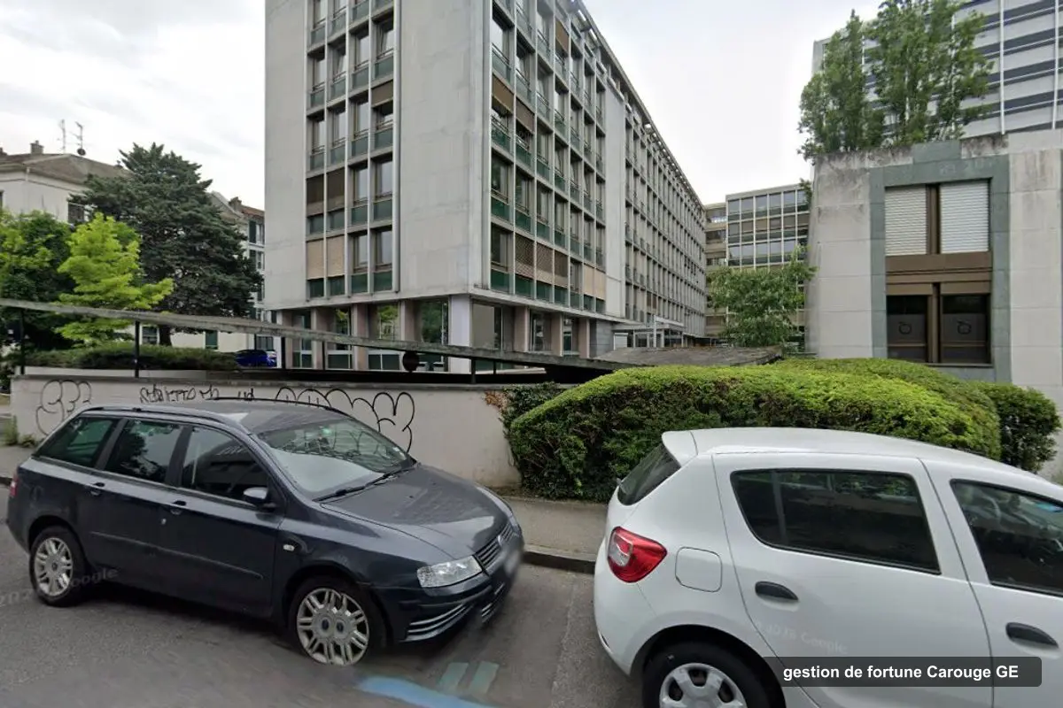 Immeuble des bureaux de Telomere Capital, route des Acacias 54 à Carouge GE