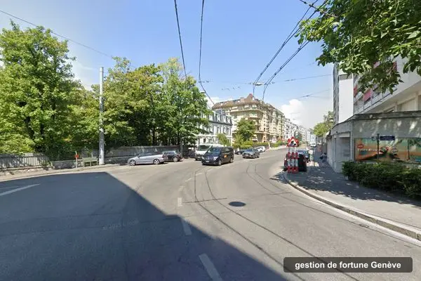 Immeuble des bureaux de Trillium, avenue de Champel 75-77 à Genève