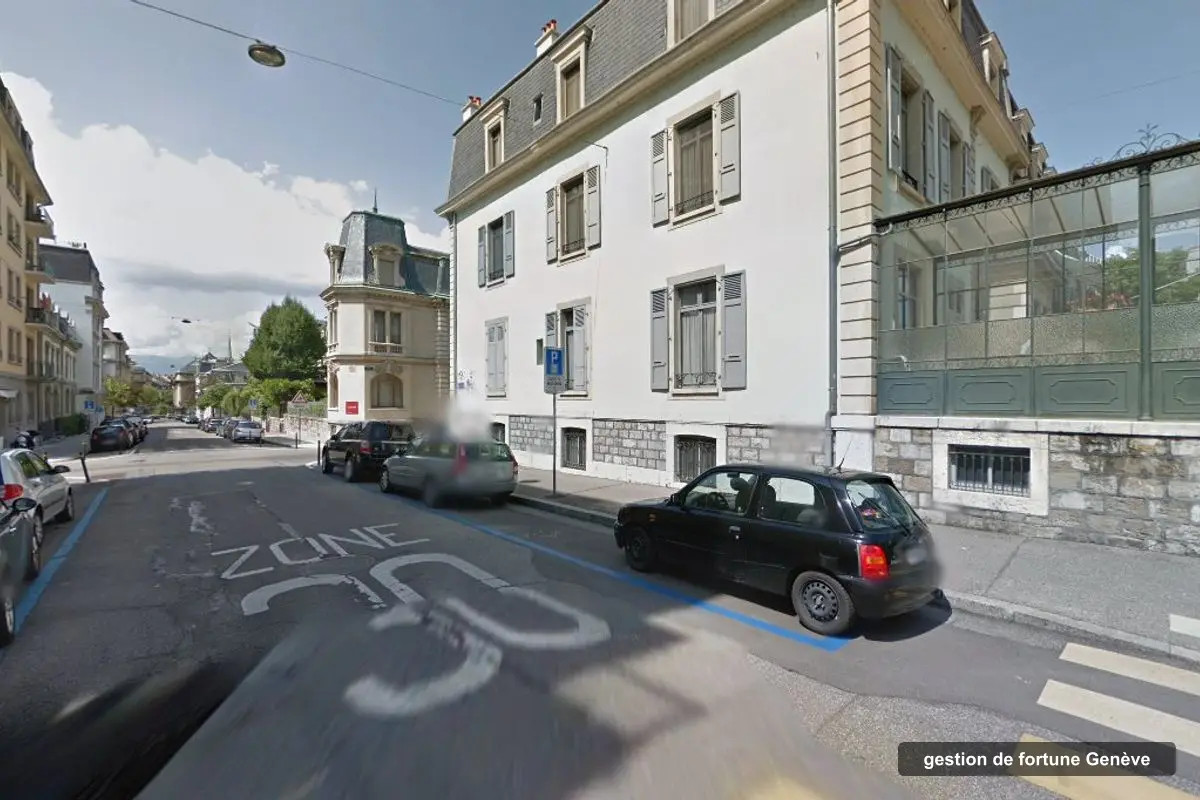 Immeuble des bureaux de Vision Asset Management, Rue du Mont-de-Sion 6 à Genève